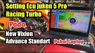 Setting Ecu  BRT Juken 5 pro Racing Turbo New vixion Advance pakai Laptop