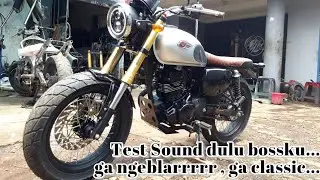 #kawasakiw175 #w175 Test sound Kawasaki W175 se