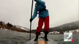 2013 C4 Switchblade+ SUP Board Test Paddle Keely Kelleher