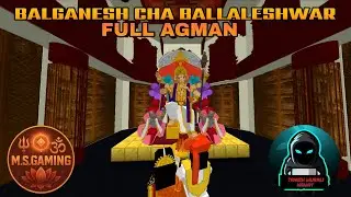BALGANESH CHA BALLALESHWAR FULL AGMAN IN MINECRAFT 🌸🙏🏻🌸@m.s.gaming 