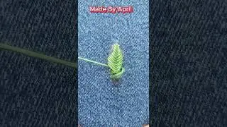 How to fix a hole in clothes with embroidery | Learn how to repair hole on jeans easy sewing hacks