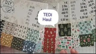 Neue Weihnachts Bl&ouml;cke 15 x 15 / TEDI Haul #paperpad #basteln #haul #weihnachten