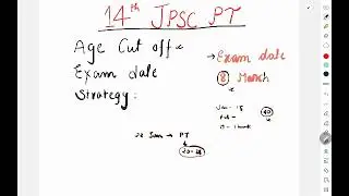 JPSC AGE CUT OFF,40 DAYS STRATEGY , TEST SERIES OFFLINE 
