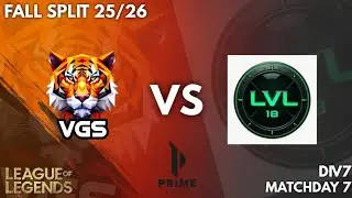 TK Prime League | DIV 7 - Matchday 7 | VGS-Esports vs WeThoughtSheWasLVL18