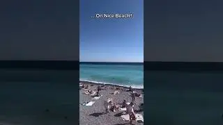 The famous Nice Beach, South of France #nice #shorts #nicefrance #southoffrance #beach #travelinspo