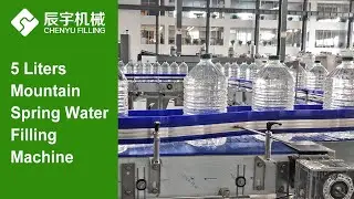 5 Liters Mountain Spring Water Filling Machine, Spring Water Bottling Line Plant - Chenyu Machinery