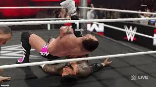 CM PUNK NEW CHAMPIONS AGAINST JEY USO WWE 2K25 GAMEPLAY MALAYSIA