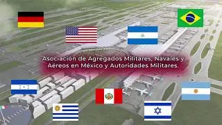 Visita al AIFA por Agregados Militares, Navales y Aéreos  Extranjeros y Autoridades Militares