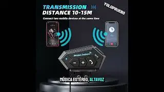 🏍️🎧 Auriculares Inal&aacute;mbricos para Casco &mdash; Conduce Conectado y Seguro 🔥