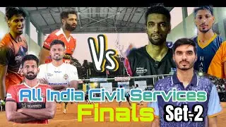 Chennai RSB vs Delhi central secretariat// Finals SET-2// All India Civil Services //#volleyball