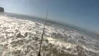 SURF FISHING PALOS VERDES 3-25-15 / FREESTYLE FISHING