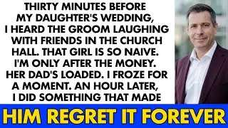 Thirty Minutes Before My Daughter's Wedding, I Heard The Groom Laughing With Friends In The Church