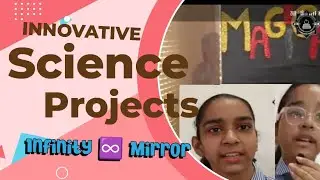 Infinity ♾️  Mirror 🪞#innovation #magic  #physics  #scienceproject #farming #crops #theguru#bareilly