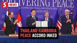 Thai, Cambodia leaders sign expanded ceasefire deal with Trump present