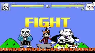 Mugen Battle Sans9 1v4 Survival