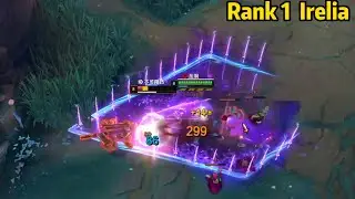 Rank 1 Irelia: He Destroyed Master Elo with New Irelia Skin!
