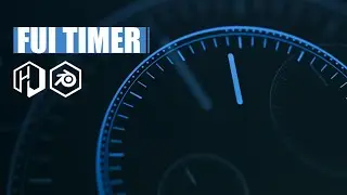 How to Build a FUI Timer with the New Gauge Element in Blender