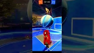 Cleanest Air Dribble In Hoops 😲🤯 Rocket League Freestyle Dominus GT Air Dribble Short