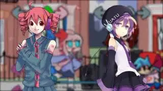 FNF Cloud but Kasane Teto and Defoko sing it! (UTAU cover)