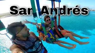 Parasail (Parasailing) em San Andr&eacute;s - Col&ocirc;mbia