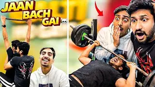 JAAN BACH GAI 💀 | Bench Press Almost Gone Wrong #vlog #gym