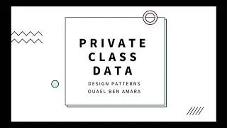 Private Class Data