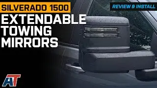 2019-2026 Silverado 1500 Powered Heated Manual Extendable Towing Mirrors Review & Install