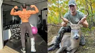 HUNTING MY OWN PROTEIN WITH A BOW | DAY IN THE LIFE