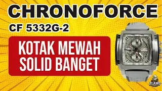 CHRONOFORCE CF 5332G-2 : JAM TANGAN CHRONOFORCE KOTAK MEWAH SOLID BANGET TERBARU (2025)