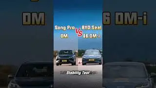 BYD Song Pro DM VS BYD Seal 06 DM-i Moose Test #byd #moosetest  #stability
