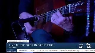 Live music back in San Diego