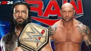 BATISTA VS ROMAN REIGNS FULL MATCH #batista #romanreigns #wwefullmatches #wwelive #wwevideo #wwe2k