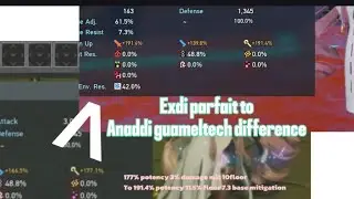PSO2 NGS : Techter w/ 4x Ann addi&rsquo;s &ldquo; 191% potency &ldquo; demonstration