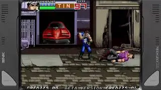 Double Dragon One Zeebo No Neo Geo Rodando no Retroarch 2025