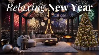 Paris Night Fireworks Ambience 🎆✨ | Elegant City Music for Relaxation & Focus