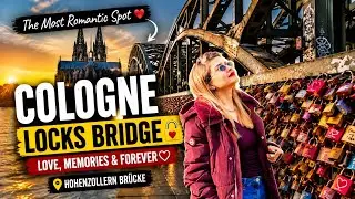 Locked in Love on Cologne&rsquo;s Hohenzollern Bridge | Germany Love Lock Bridge Tour