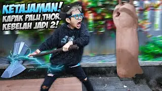 TES KETAJAMAN KAPAK PALU THOR YANG ASLI!!! TAJAM BANGET SAMPAI KEBELAH JADI 2!!!