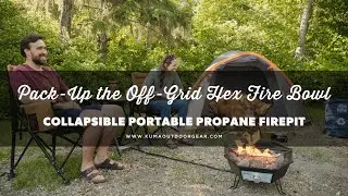 How to Collapse the Off-Grid Hex Fire Bowl | Portable Propane Fire Pit Storage Guide