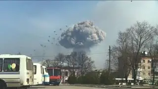 Ukraine struggles to contain arms depot fire, blames 'sabotage'