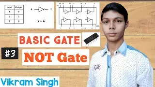 NOT Gate Practical by using IC 7404