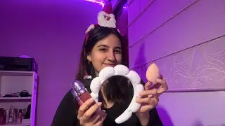 ASMR Te maquillo por navidad 🎄