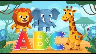 Learn ABC with Robotic Animals 🤖 | Safari Alphabet Song