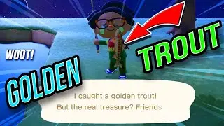 ONE OF THE RAREST FISH!!  How to Catching Golden Trout in Animal Crossing New Horizons (Quick Tips)