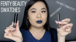 Fenty Mattemoiselle Lipstick Swatches | First Impressions & Review | Fenty vs. ABH?