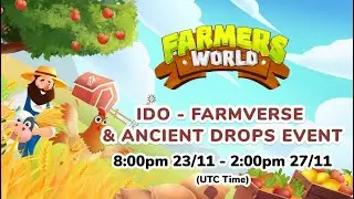 Tham Gia Farmverse Whitelist Nhận v&eacute; may mắn mua IDO +NFTs  Top 500+230 Top Ref
