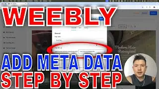 ✅ How To Add Meta Data To Weebly Website 🔴