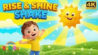 Rise and Shine Shake! ☀️ Morning Exercise Song for Kids | BoBiBo