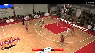 Marcus Evans Swedan-Basketligan 2021-2022 Full Game: BC Lulea vs. Uppsala Basket