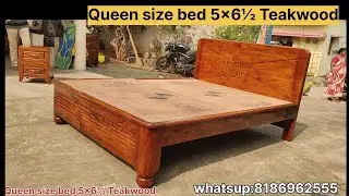 Queen size bed#teakwood #wooden furniture#woodworking #bed #furniture #handmade #wood