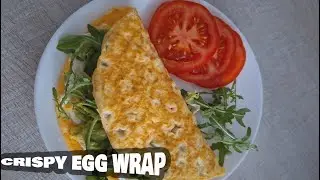 Crispy Egg & Sausage Lavash Wrap | Easy Pan-Fried Breakfast Recipe